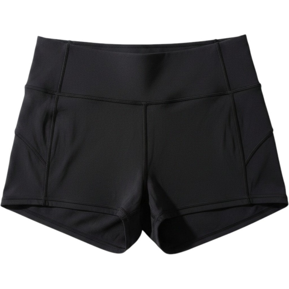 Lululemon Women's Shorts Size 6 Black High Rise 2" Inseam Athletic Running Biker